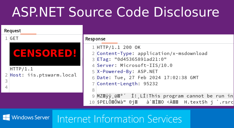 Source Code Disclosure in ASP.NET apps